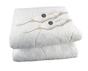 Королева Король Большой Размер Двойные Контроллеры Наматрасник С Подогревом