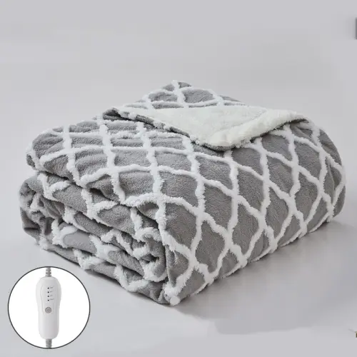 Односпальная кровать моющаяся электрическая над одеялом